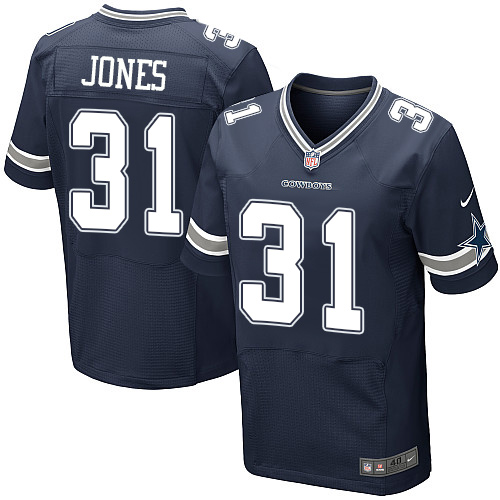 Men's Dallas Cowboys #31 Byron Jones Elite Navy Blue Team Color NFL Jersey